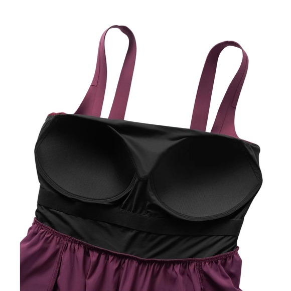 Halara Breezeful Push Up Maxi Dress XL NWT Amaranth Padded - Picture 5 of 13